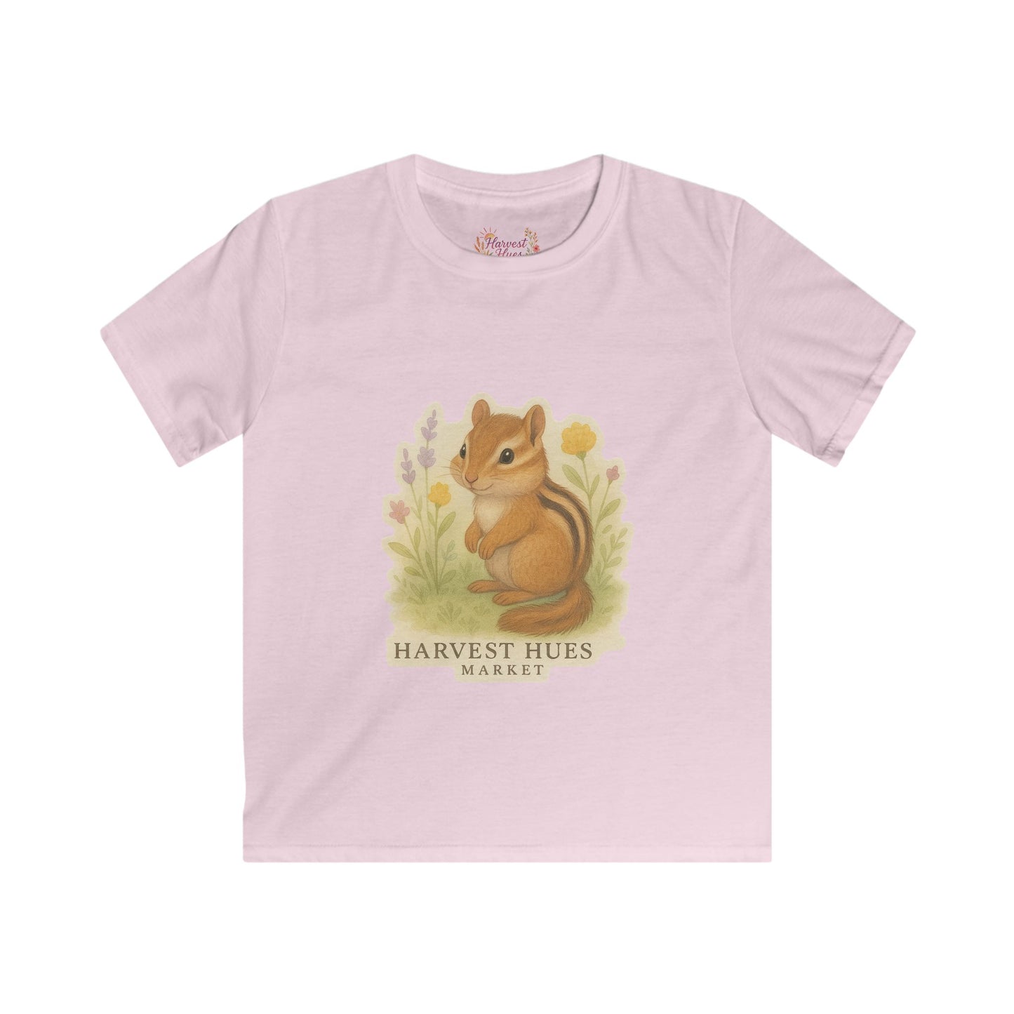 Kids Nature Tee - Whimsical Chipmunk Shirt, Cute Kids T-Shirt, Nature Lover Gift, Spring Outfit, Toddler Clothes