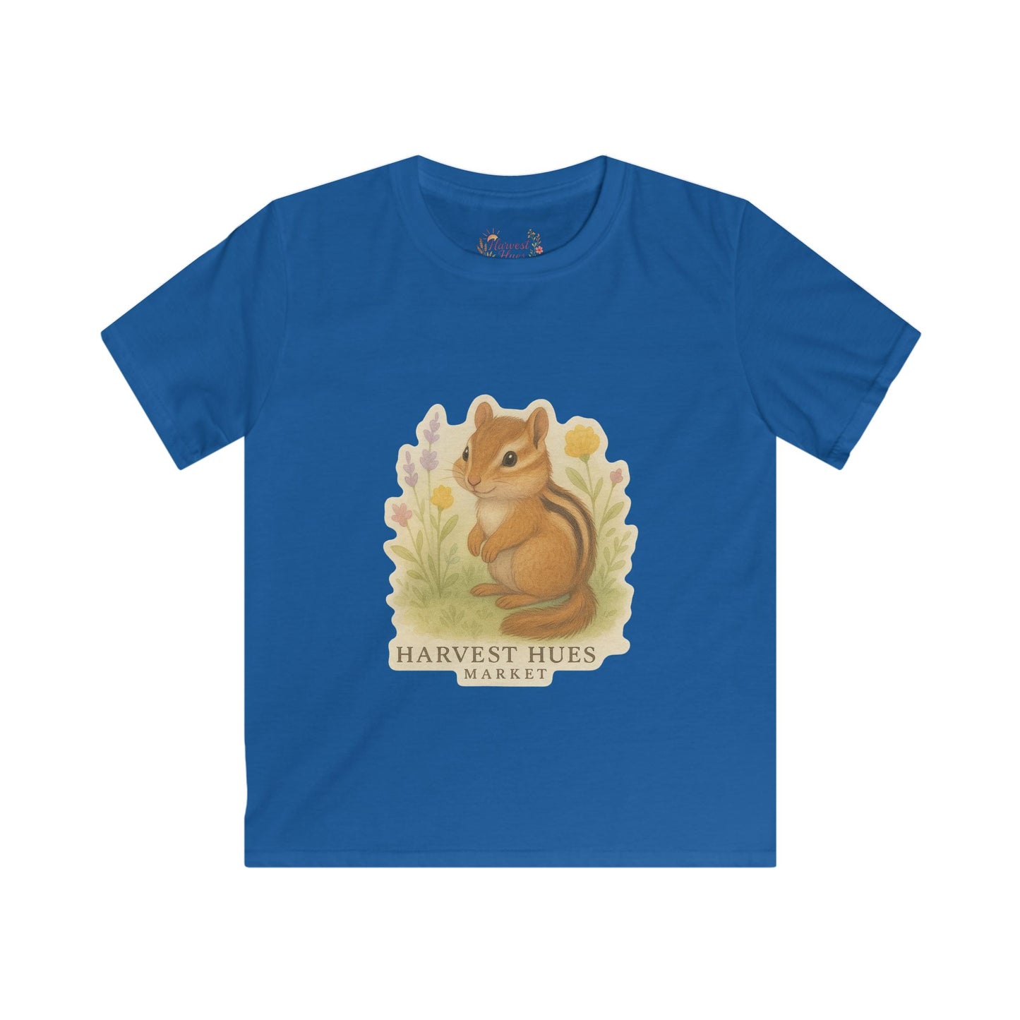 Kids Nature Tee - Whimsical Chipmunk Shirt, Cute Kids T-Shirt, Nature Lover Gift, Spring Outfit, Toddler Clothes