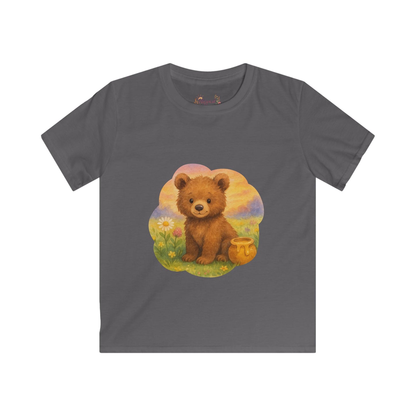 Cozy Bear Kids Tee - Cute Animal Shirt, Summer Outfit, Gift for Kids, Birthday Party Wear, Toddler Apparel