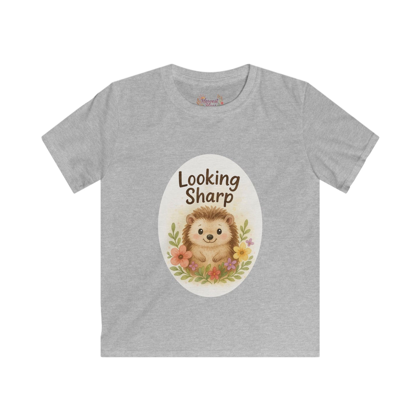 Adorable Hedgehog Kids Tee - "Looking Sharp", Cute Children's Shirt, Birthday Gift, Toddler Tee, Kids Fashion