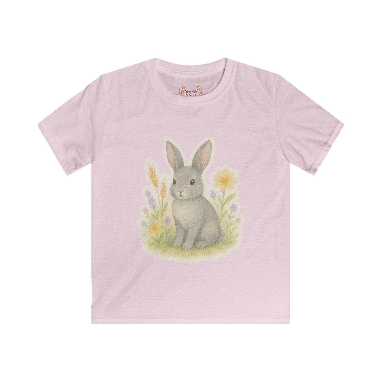Cute Bunny Kids Tee, Adorable Graphic T-Shirt for Kids, Spring Outfit, Easter Gift, Toddler Softstyle Shirt