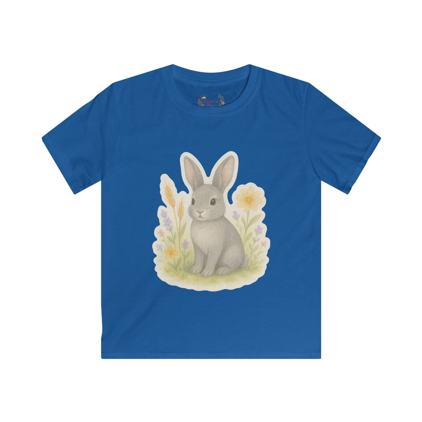 Cute Bunny Kids Tee, Adorable Graphic T-Shirt for Kids, Spring Outfit, Easter Gift, Toddler Softstyle Shirt