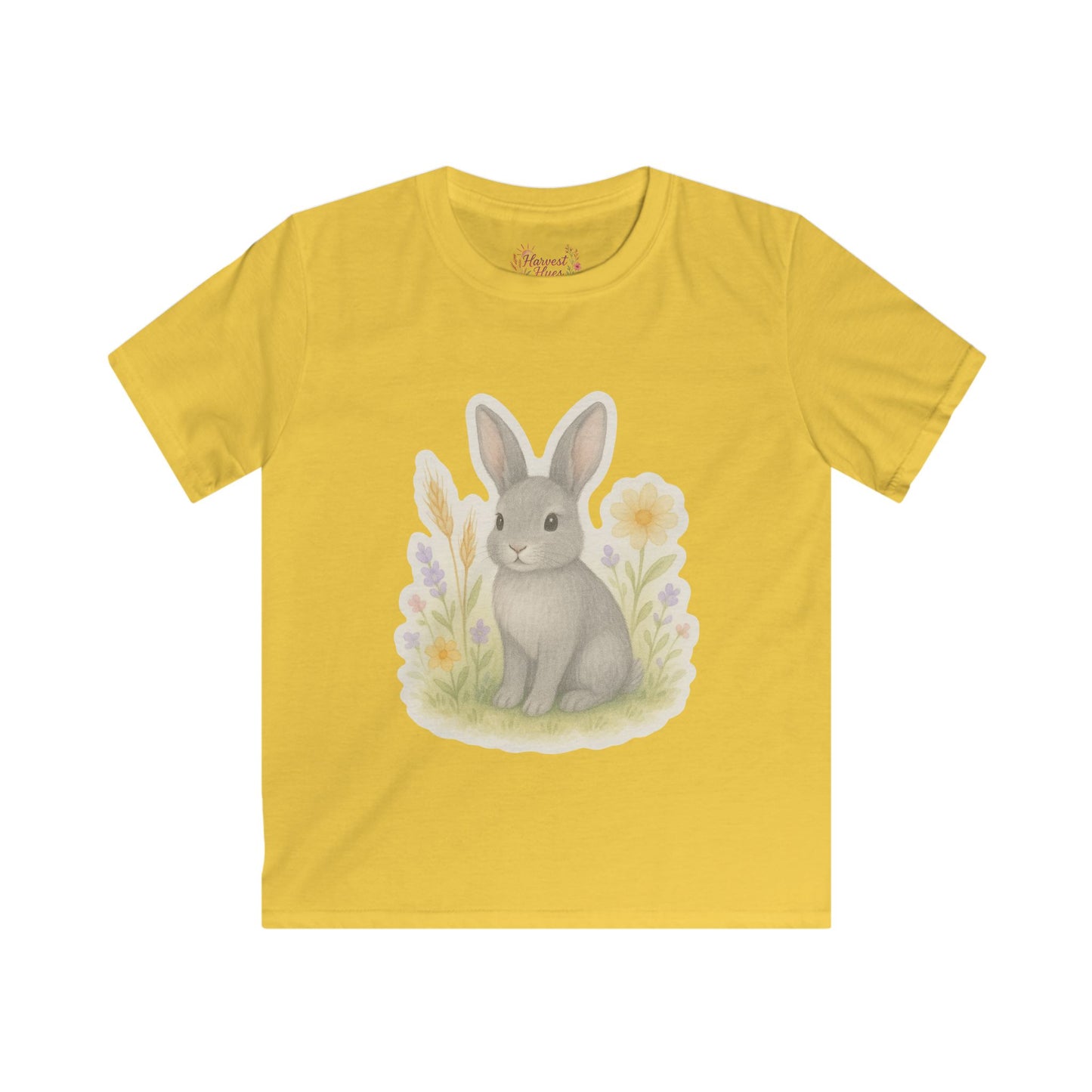 Cute Bunny Kids Tee, Adorable Graphic T-Shirt for Kids, Spring Outfit, Easter Gift, Toddler Softstyle Shirt
