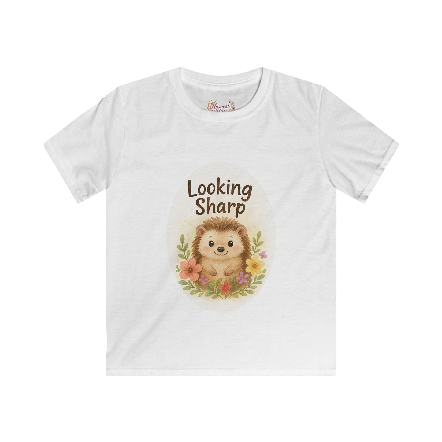 Adorable Hedgehog Kids Tee - "Looking Sharp", Cute Children's Shirt, Birthday Gift, Toddler Tee, Kids Fashion