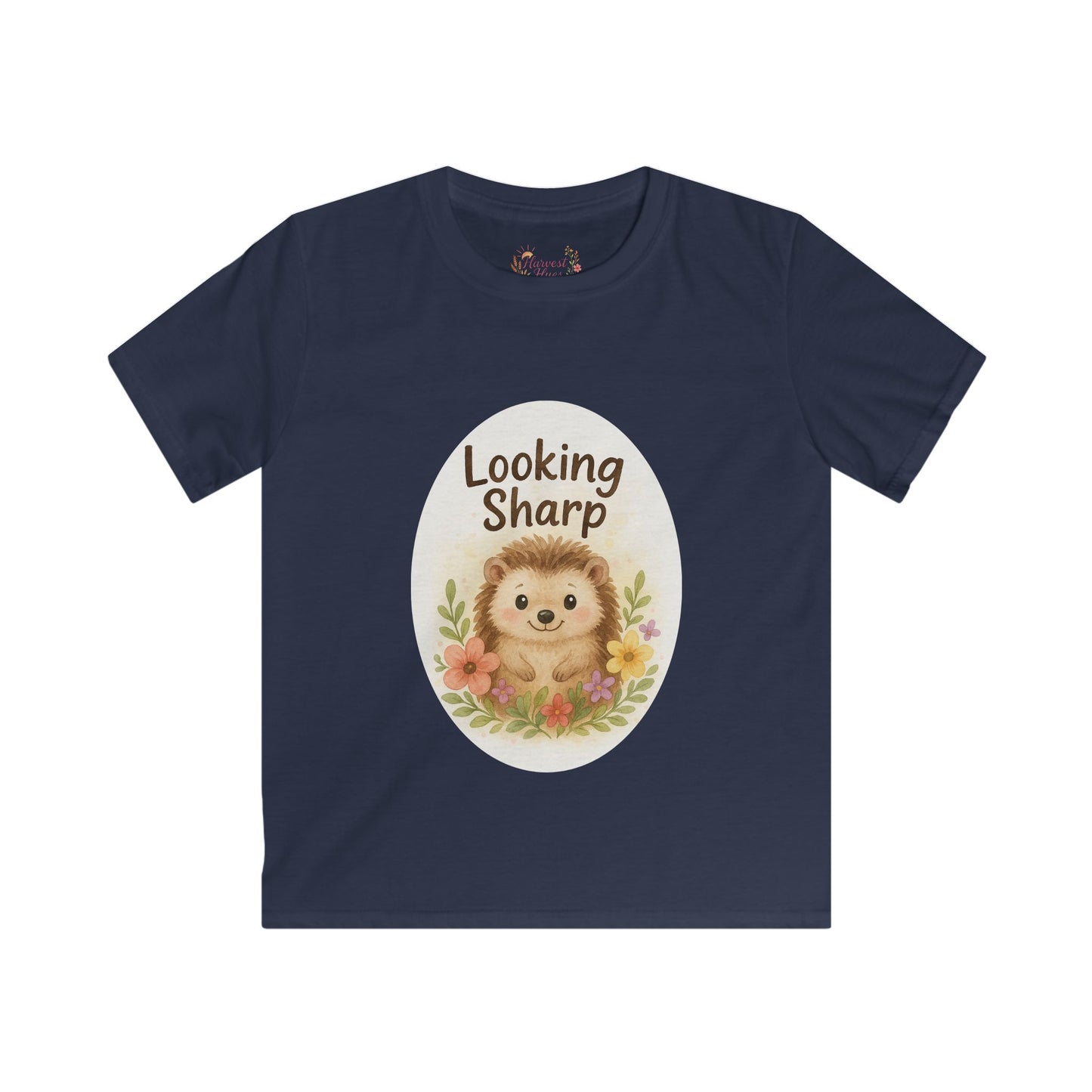 Adorable Hedgehog Kids Tee - "Looking Sharp", Cute Children's Shirt, Birthday Gift, Toddler Tee, Kids Fashion