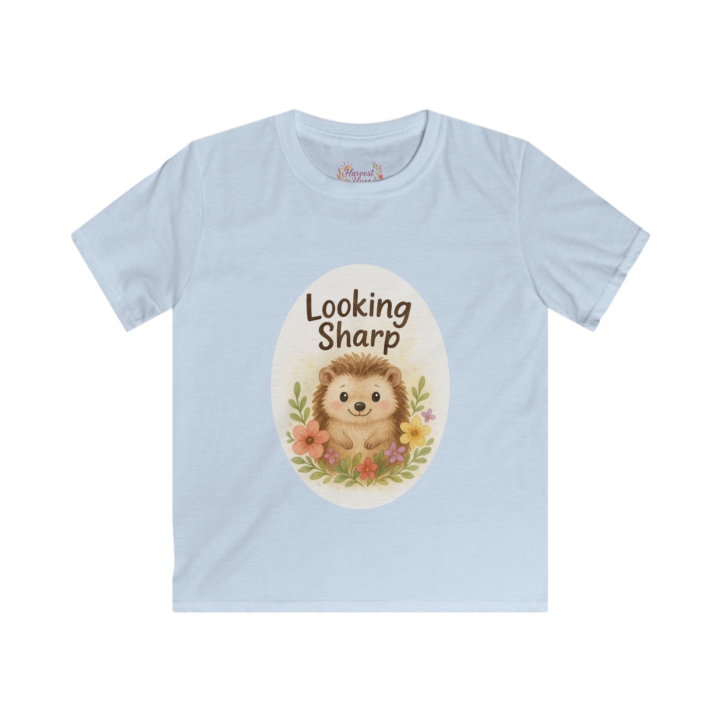 Adorable Hedgehog Kids Tee - "Looking Sharp", Cute Children's Shirt, Birthday Gift, Toddler Tee, Kids Fashion