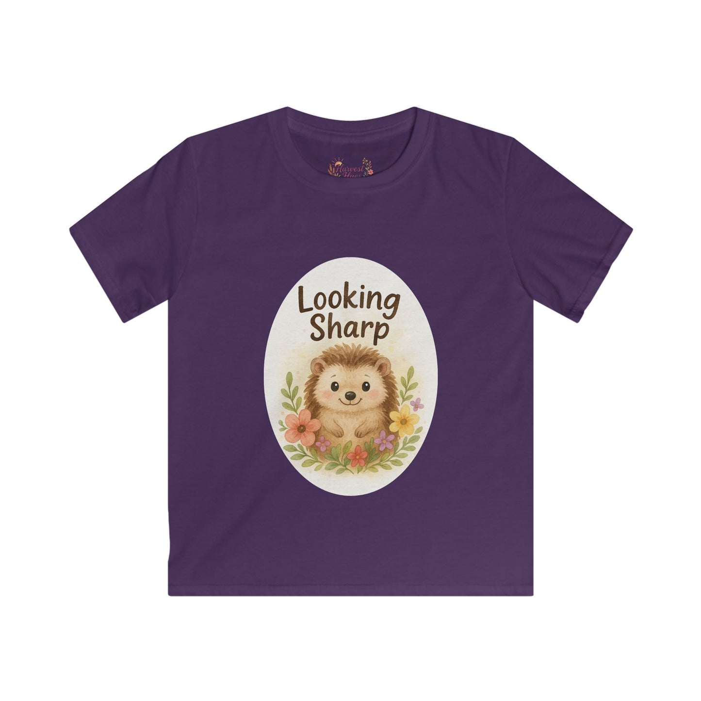 Adorable Hedgehog Kids Tee - "Looking Sharp", Cute Children's Shirt, Birthday Gift, Toddler Tee, Kids Fashion