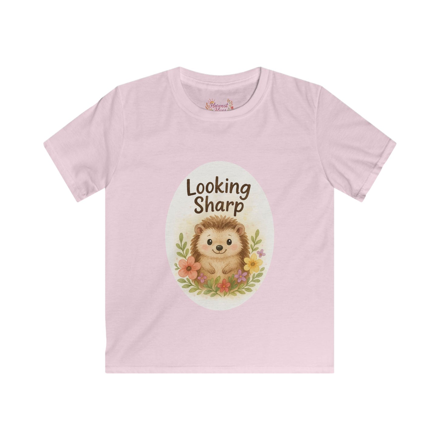 Adorable Hedgehog Kids Tee - "Looking Sharp", Cute Children's Shirt, Birthday Gift, Toddler Tee, Kids Fashion