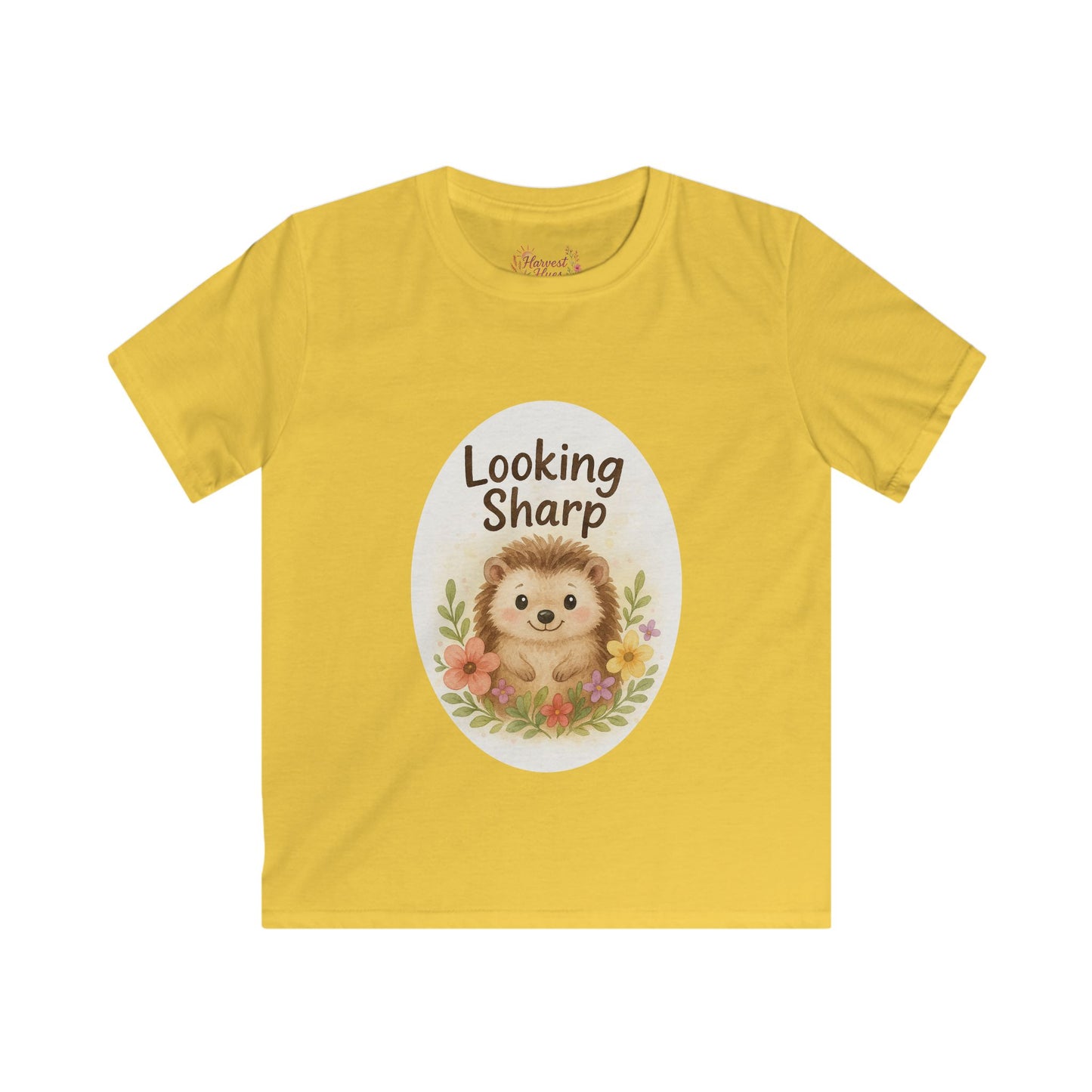 Adorable Hedgehog Kids Tee - "Looking Sharp", Cute Children's Shirt, Birthday Gift, Toddler Tee, Kids Fashion