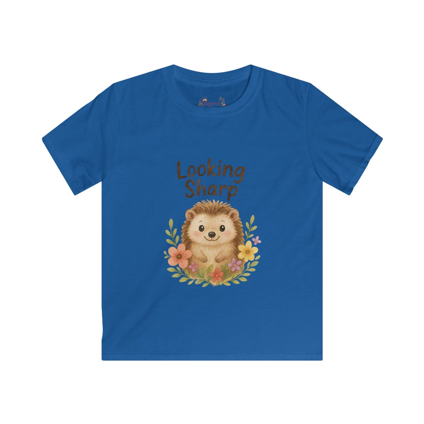 Adorable Hedgehog Kids T-Shirt, Cute Children's Tee, Birthday Gift, Casual Wear, Nature Lover's Apparel, Looking Sharp Design