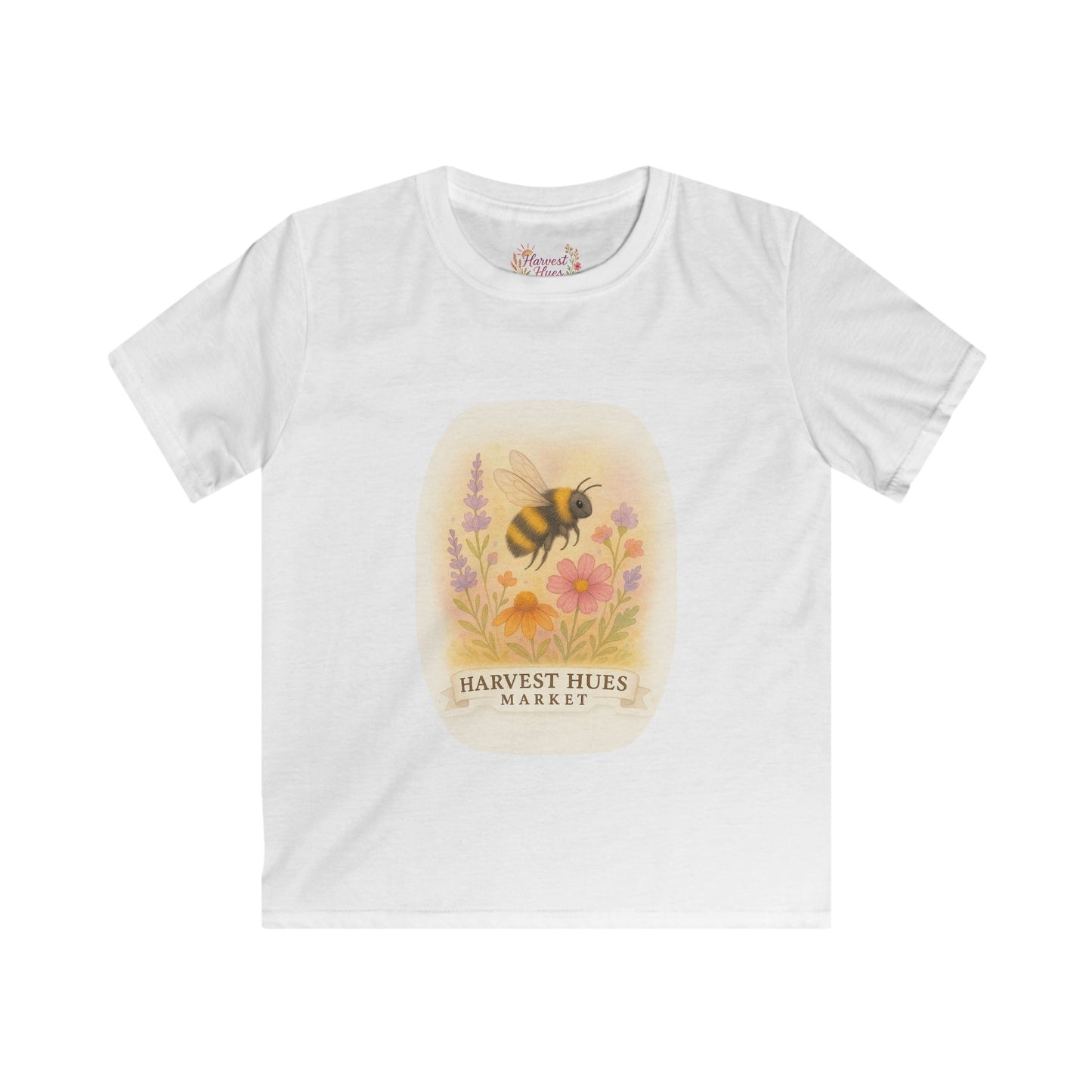 Kids Bee Themed Tee, Nature Inspired T-Shirt, Cute Insect Apparel for Kids, Spring Fashion, Gifts for Bee Lovers