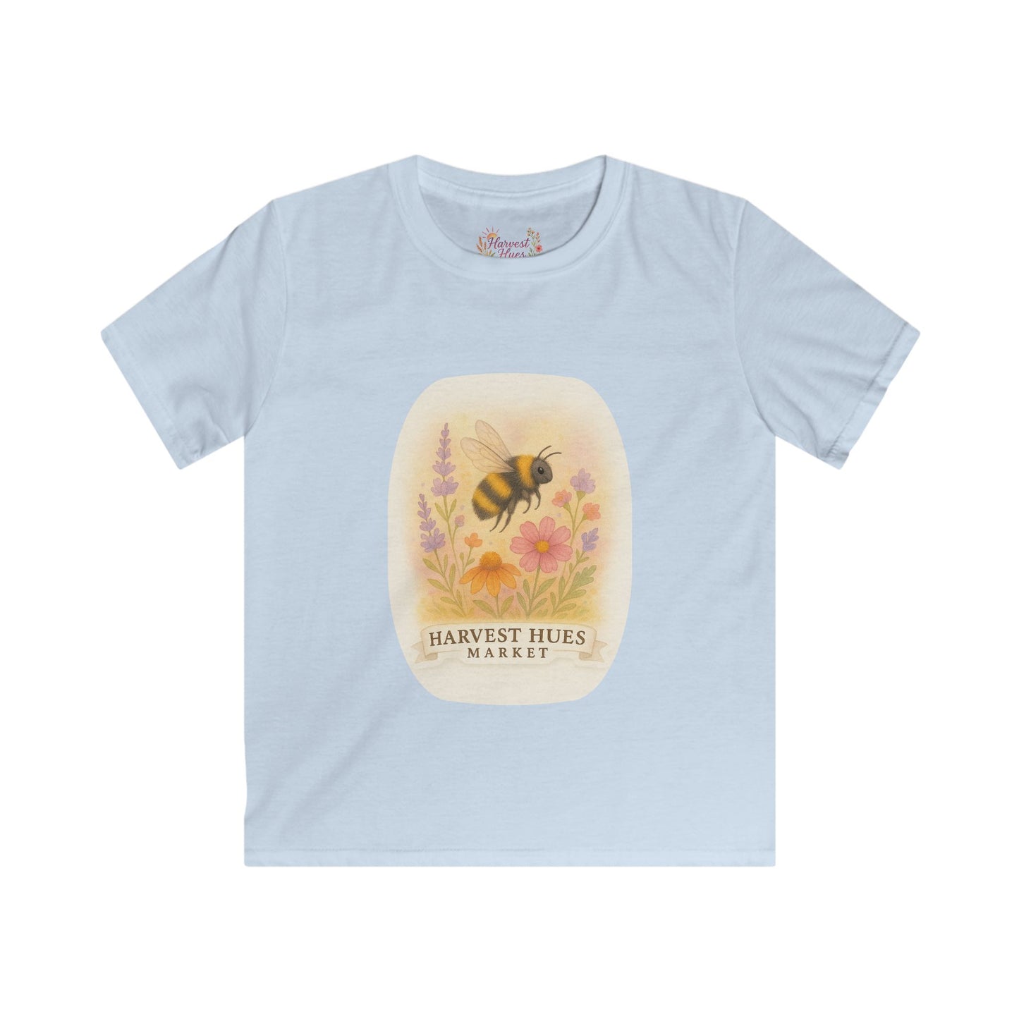 Kids Bee Themed Tee, Nature Inspired T-Shirt, Cute Insect Apparel for Kids, Spring Fashion, Gifts for Bee Lovers