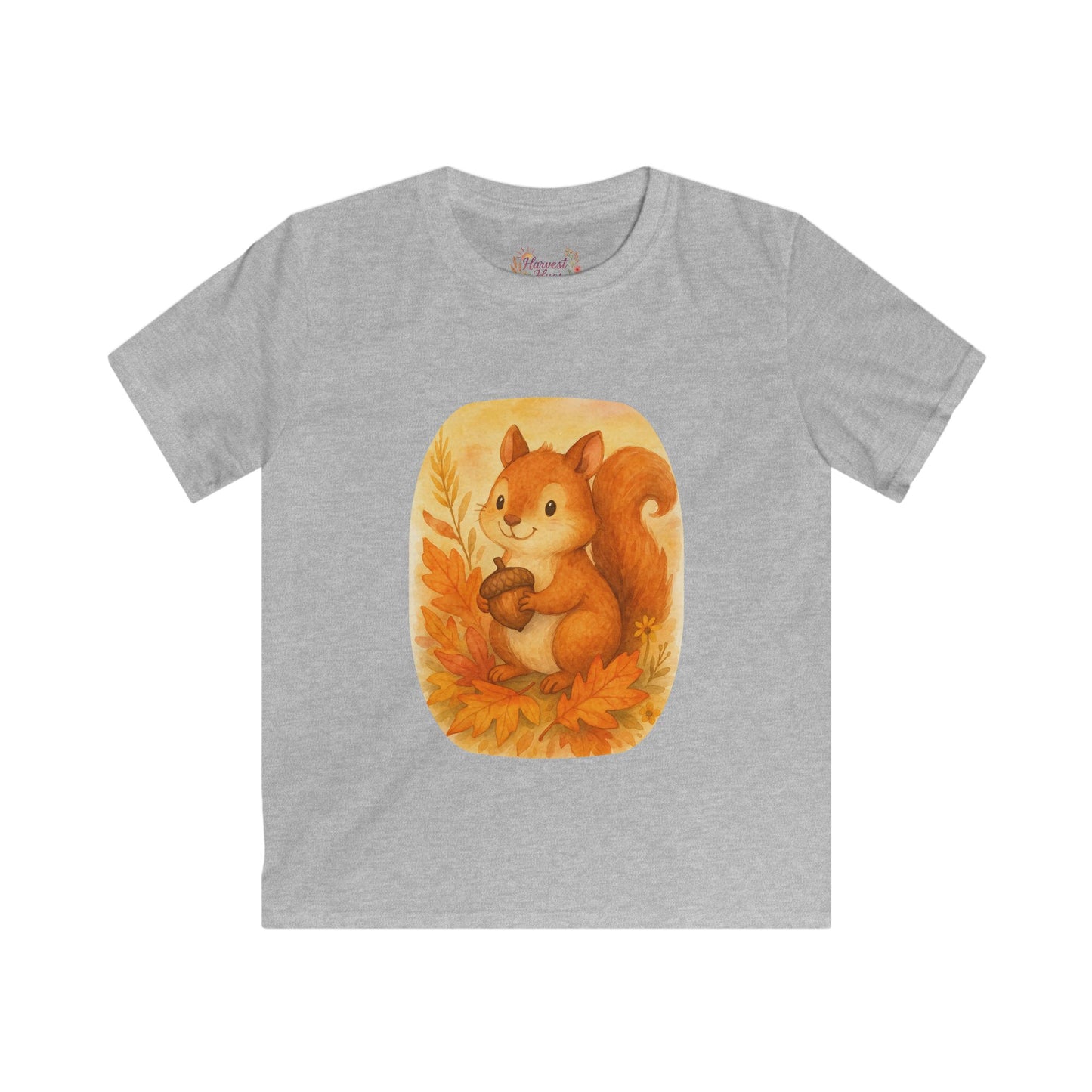 Adorable Squirrel Kids T-Shirt, Cute Autumn Tee, Fall Fashion for Kids, Gift for Nature Lovers, Birthday Present