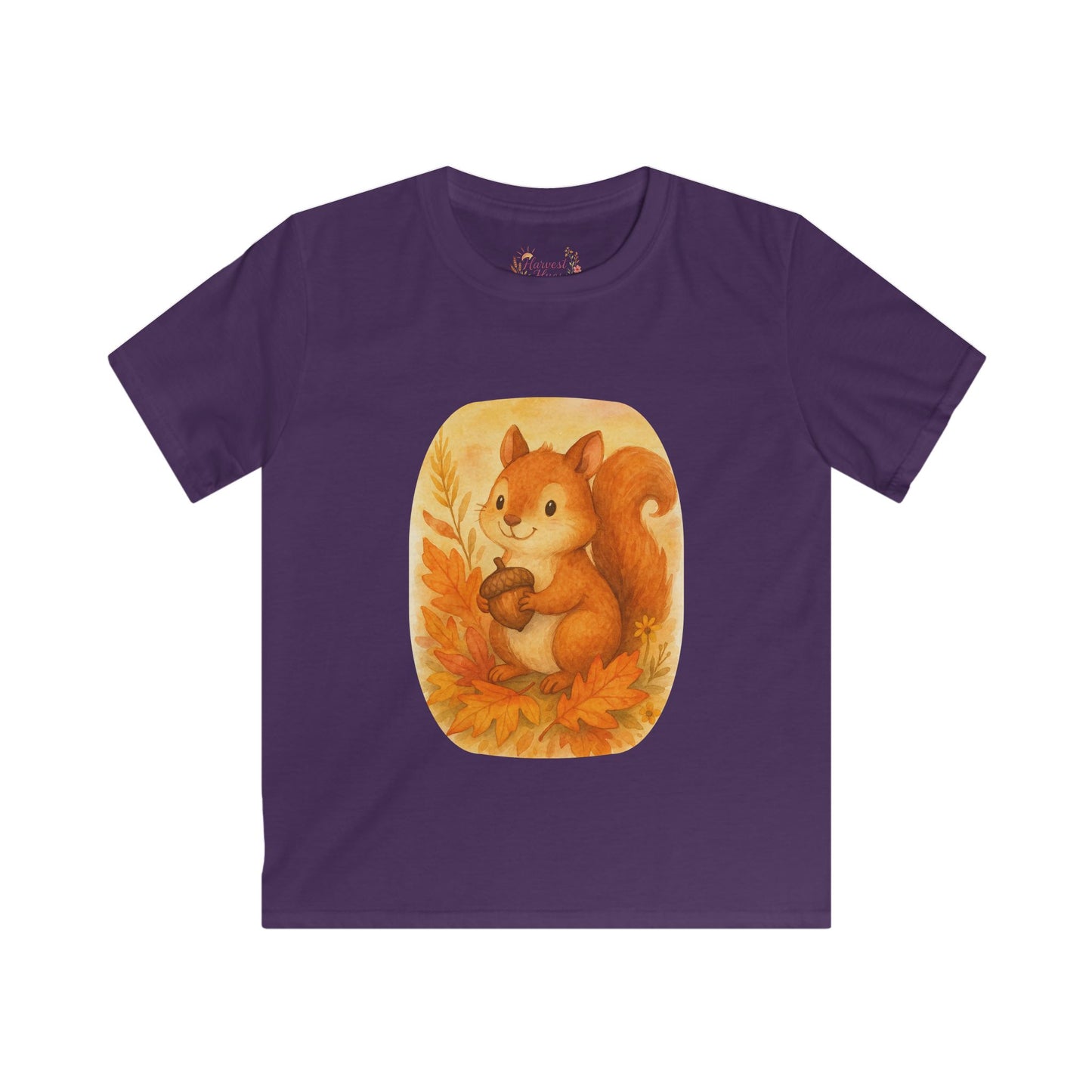 Adorable Squirrel Kids T-Shirt, Cute Autumn Tee, Fall Fashion for Kids, Gift for Nature Lovers, Birthday Present
