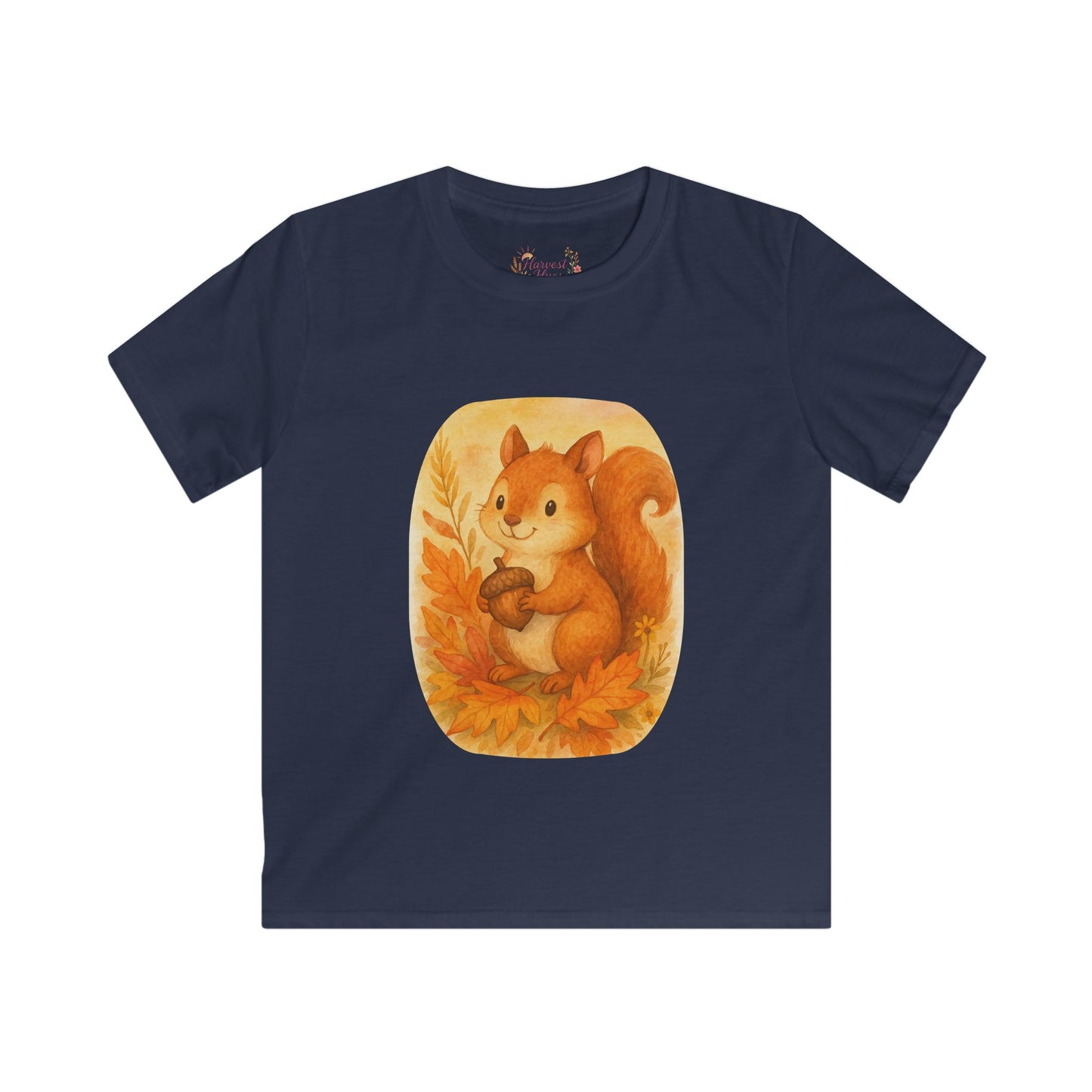 Adorable Squirrel Kids T-Shirt, Cute Autumn Tee, Fall Fashion for Kids, Gift for Nature Lovers, Birthday Present