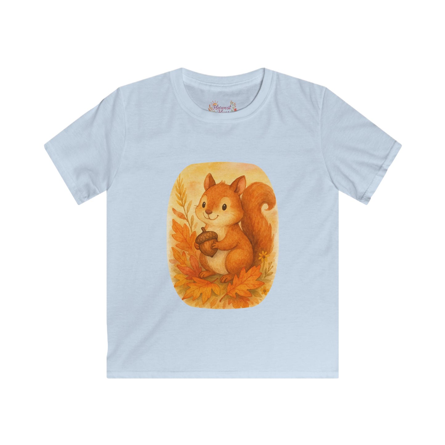 Adorable Squirrel Kids T-Shirt, Cute Autumn Tee, Fall Fashion for Kids, Gift for Nature Lovers, Birthday Present