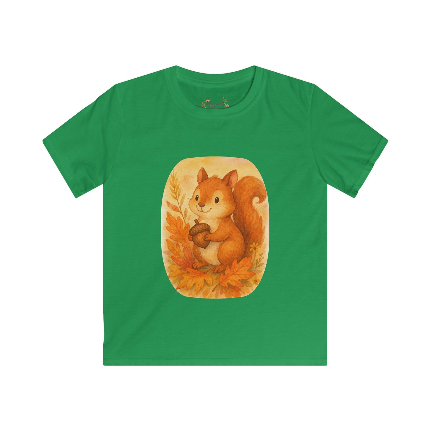 Adorable Squirrel Kids T-Shirt, Cute Autumn Tee, Fall Fashion for Kids, Gift for Nature Lovers, Birthday Present