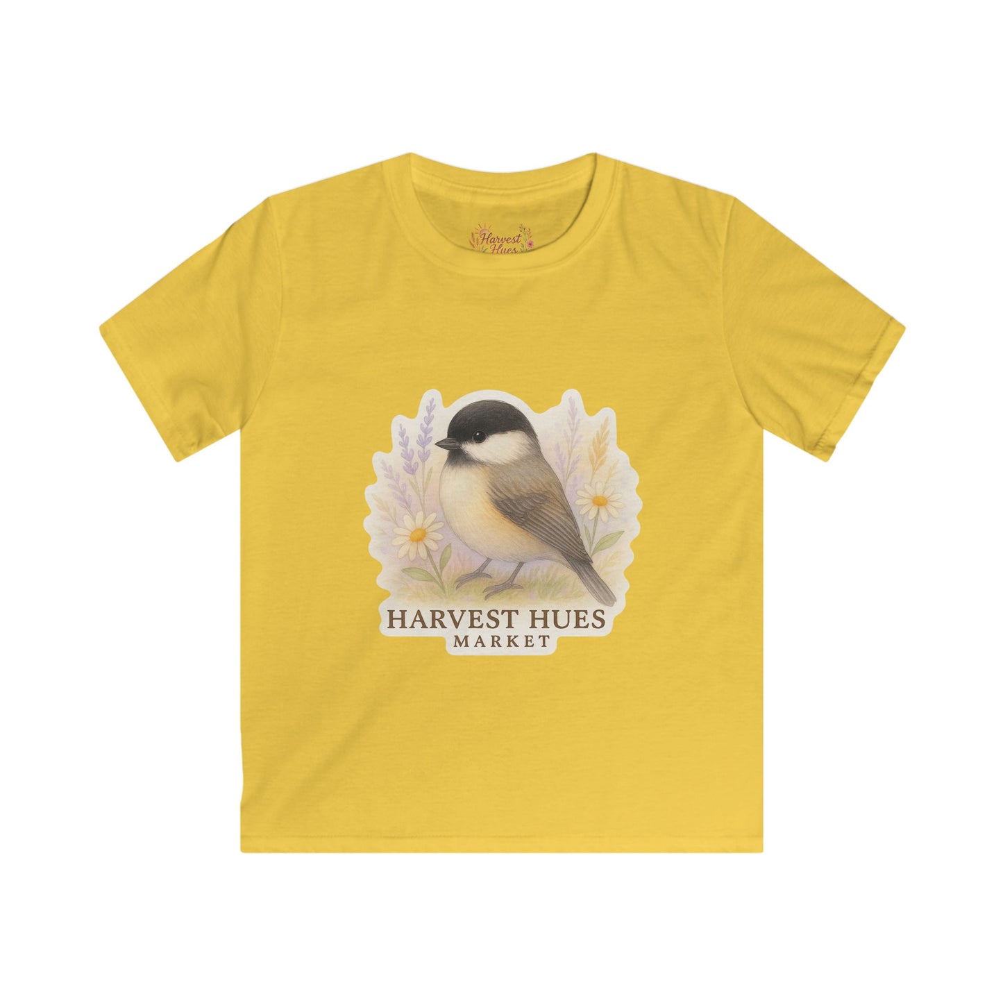 Kids Nature Tee - Adorable Bird Illustration, Perfect Gift for Nature Lovers, Birthday, Eco-Friendly, Harvest Themes, Everyday Wear