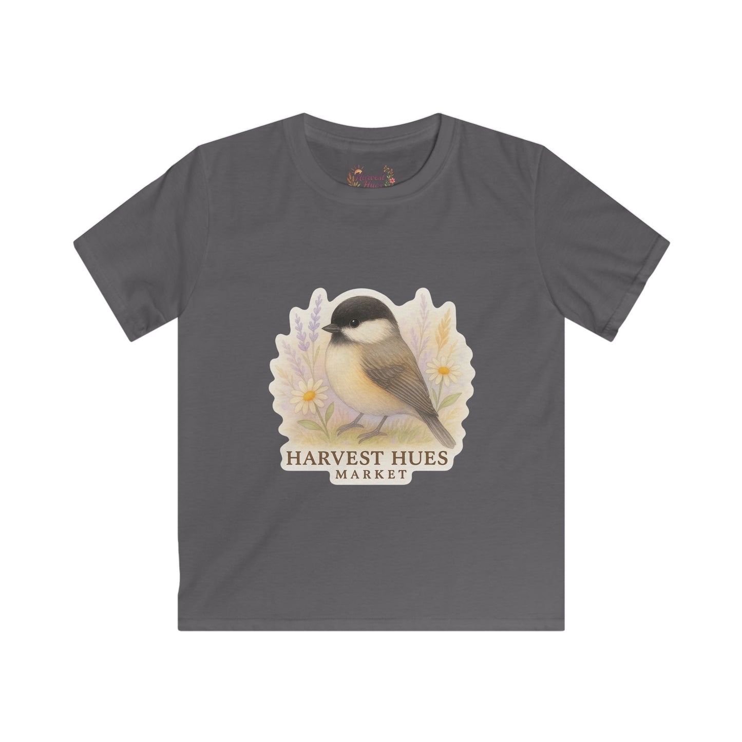 Kids Nature Tee - Adorable Bird Illustration, Perfect Gift for Nature Lovers, Birthday, Eco-Friendly, Harvest Themes, Everyday Wear