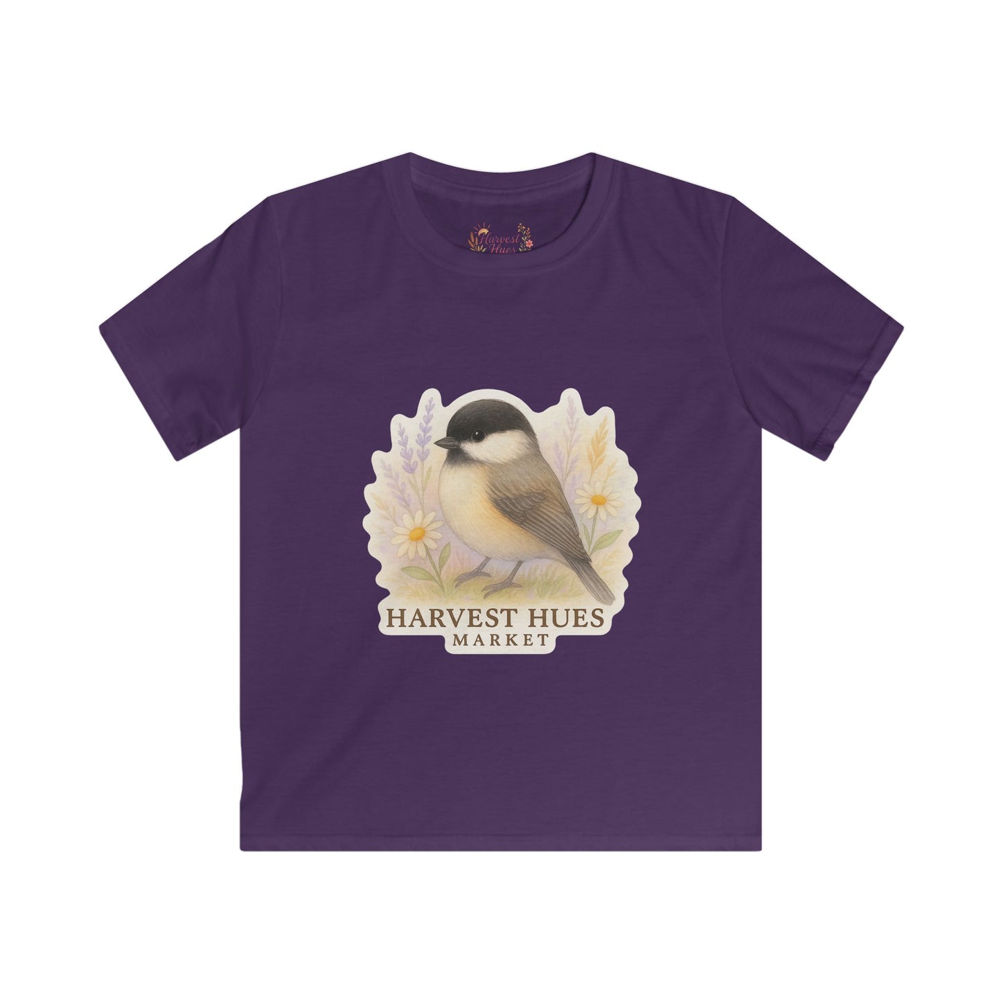 Kids Nature Tee - Adorable Bird Illustration, Perfect Gift for Nature Lovers, Birthday, Eco-Friendly, Harvest Themes, Everyday Wear