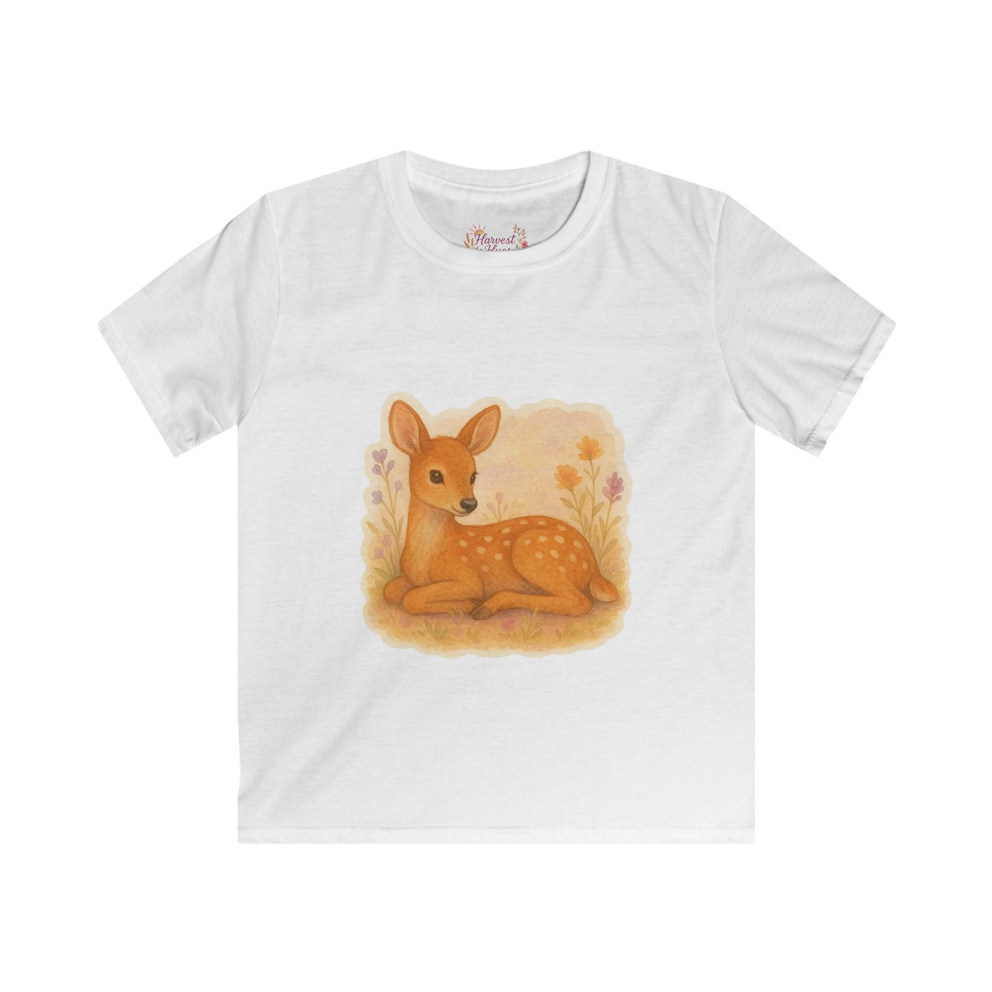 Whimsical Kids Softstyle Tee with Adorable Fawn Design, Toddler T-Shirt, Birthday Gift, Animal Lover Shirt, Nature-Inspired Tee, Cute [...]