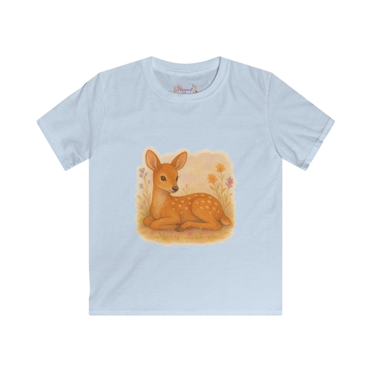 Whimsical Kids Softstyle Tee with Adorable Fawn Design, Toddler T-Shirt, Birthday Gift, Animal Lover Shirt, Nature-Inspired Tee, Cute [...]