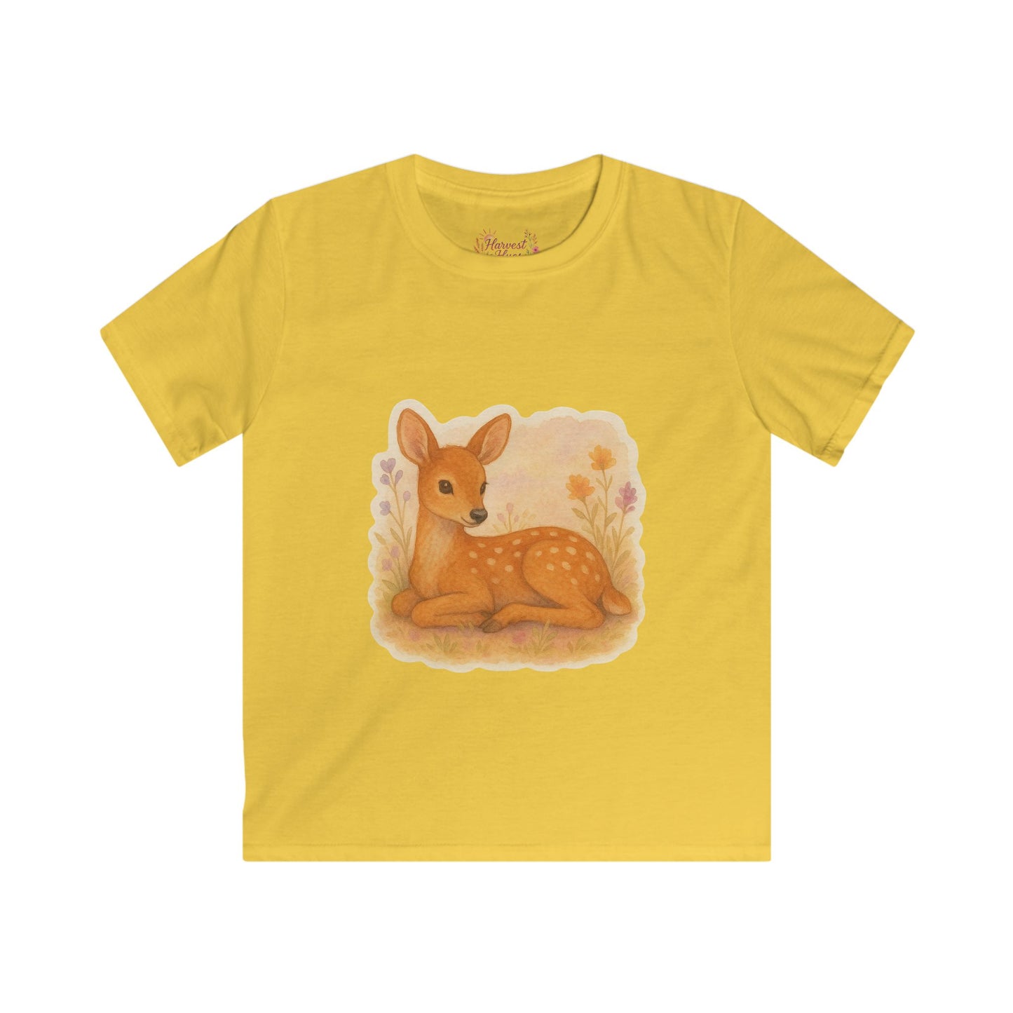Whimsical Kids Softstyle Tee with Adorable Fawn Design, Toddler T-Shirt, Birthday Gift, Animal Lover Shirt, Nature-Inspired Tee, Cute [...]