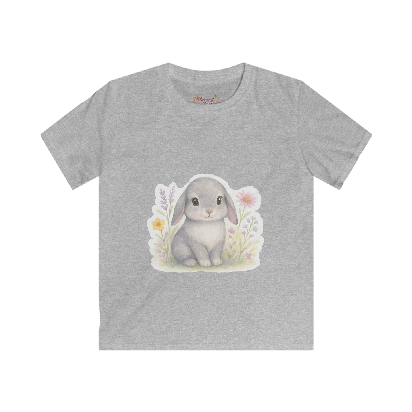 Adorable Bunny Kids Tee, Cute Rabbit Shirt for Children, Spring Outfit, Easter Gift, Animal Lover Tee
