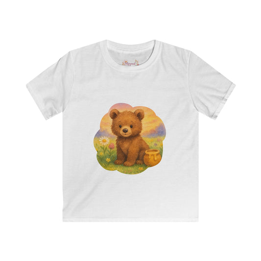 Cozy Bear Kids Tee - Cute Animal Shirt, Summer Outfit, Gift for Kids, Birthday Party Wear, Toddler Apparel