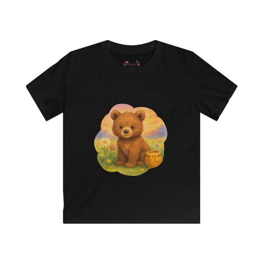 Cozy Bear Kids Tee - Cute Animal Shirt, Summer Outfit, Gift for Kids, Birthday Party Wear, Toddler Apparel
