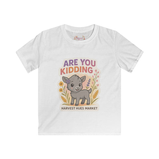 Adorable Kids Tee with "Are You Kidding" Design, Cute Shirt for Kids, Funny Gift, Spring Celebrations, Everyday Wear, Kids Apparel
