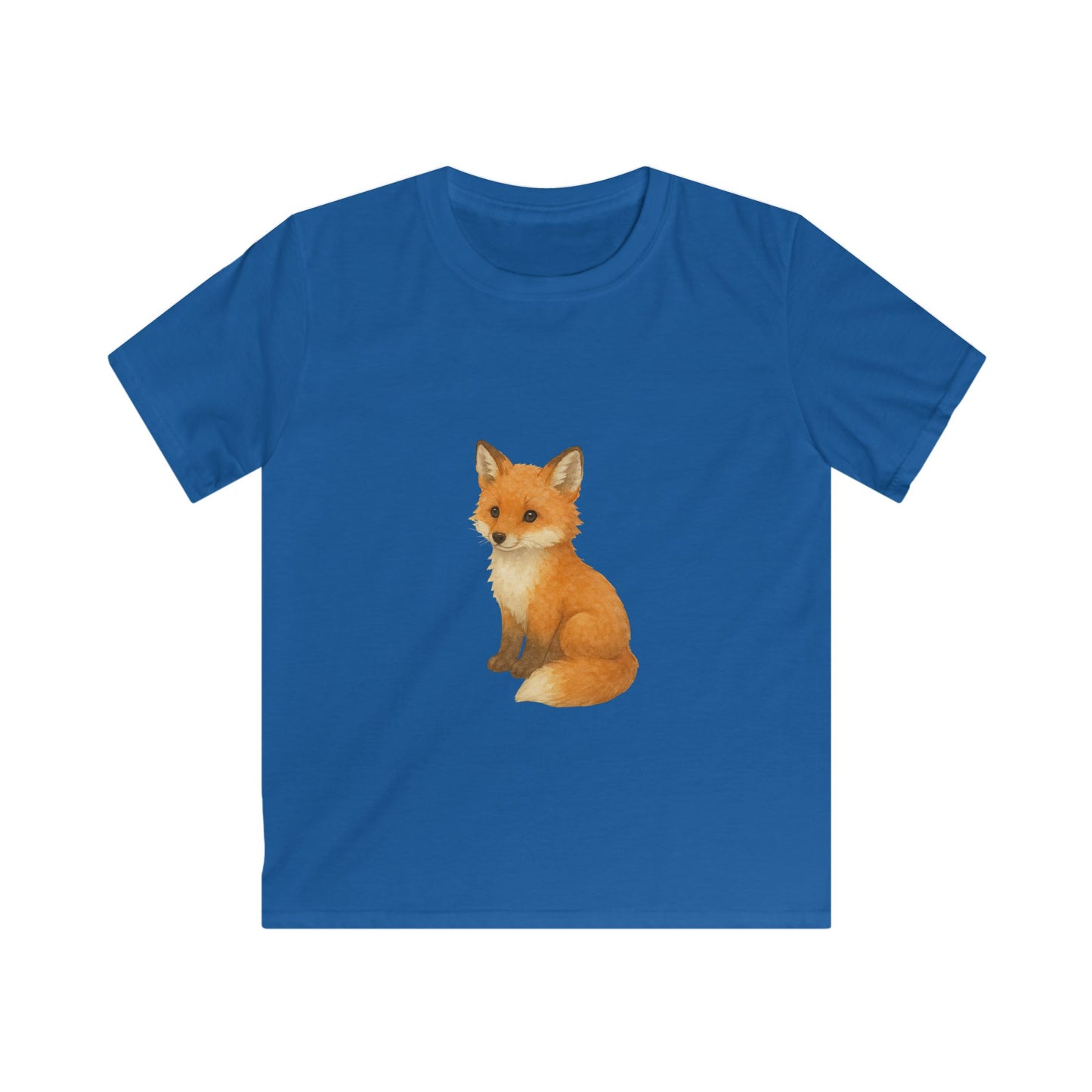 Adorable Fox Kids Softstyle Tee, Cute Animal Tee, Children's Apparel, Birthday Gift, Nature Lover Shirt, Everyday Wear