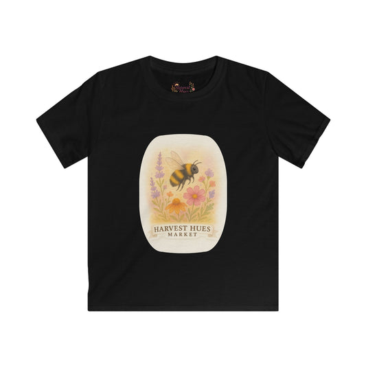 Kids Bee Themed Tee, Nature Inspired T-Shirt, Cute Insect Apparel for Kids, Spring Fashion, Gifts for Bee Lovers