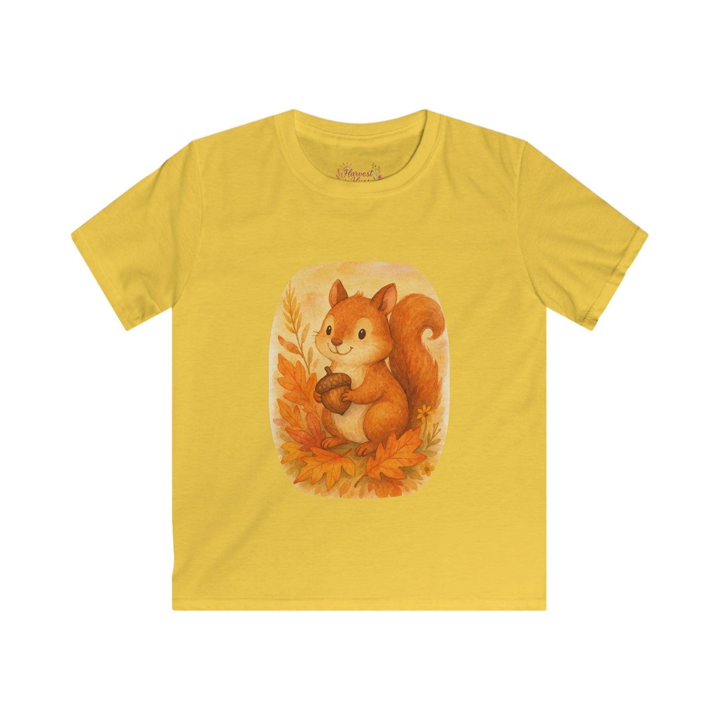 Adorable Squirrel Kids T-Shirt, Cute Autumn Tee, Fall Fashion for Kids, Gift for Nature Lovers, Birthday Present