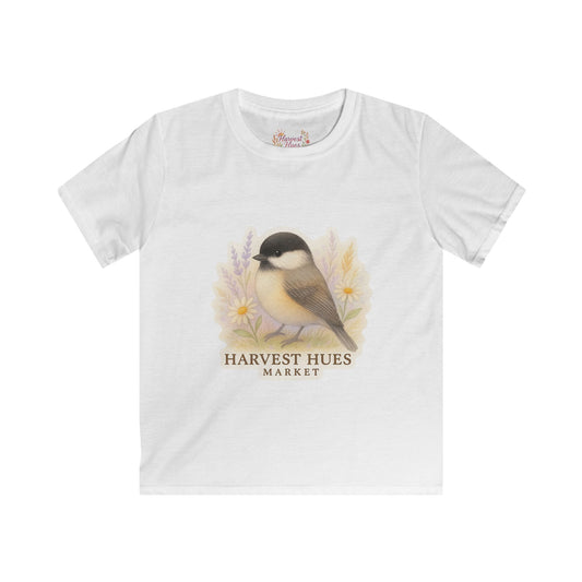 Kids Nature Tee - Adorable Bird Illustration, Perfect Gift for Nature Lovers, Birthday, Eco-Friendly, Harvest Themes, Everyday Wear