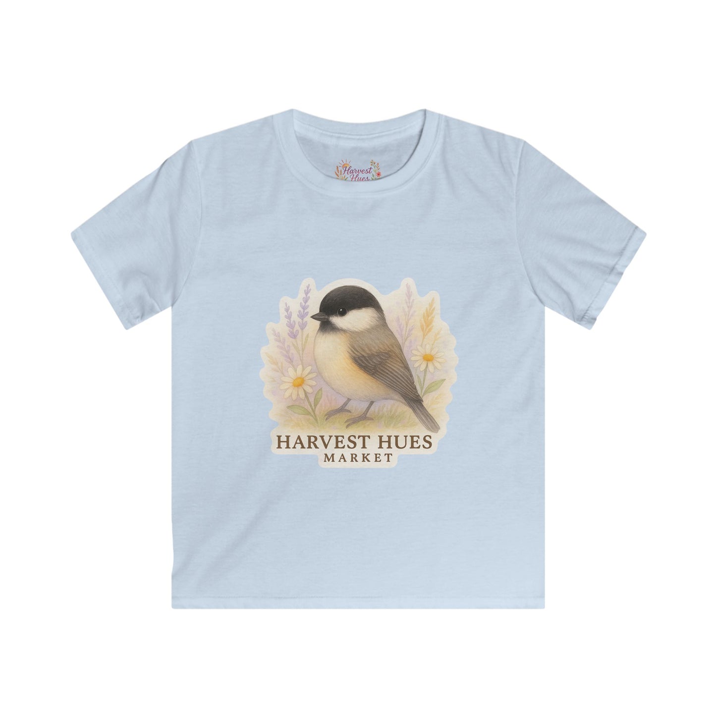 Kids Nature Tee - Adorable Bird Illustration, Perfect Gift for Nature Lovers, Birthday, Eco-Friendly, Harvest Themes, Everyday Wear