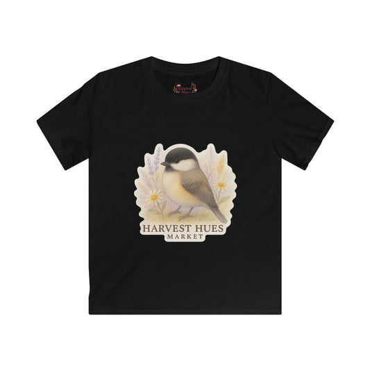 Kids Nature Tee - Adorable Bird Illustration, Perfect Gift for Nature Lovers, Birthday, Eco-Friendly, Harvest Themes, Everyday Wear