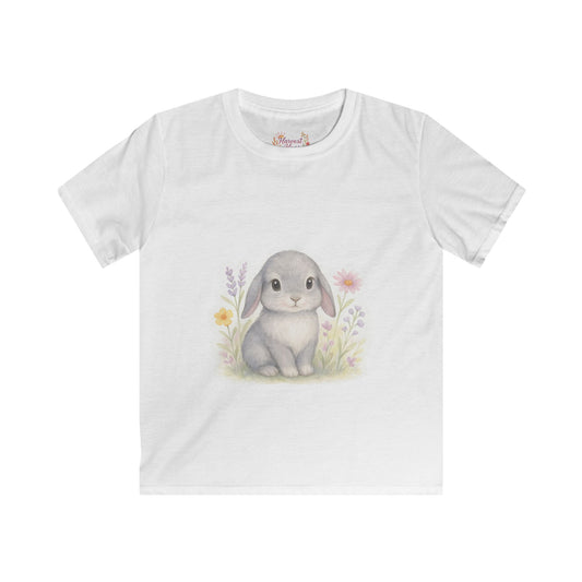 Adorable Bunny Kids Tee, Cute Rabbit Shirt for Children, Spring Outfit, Easter Gift, Animal Lover Tee