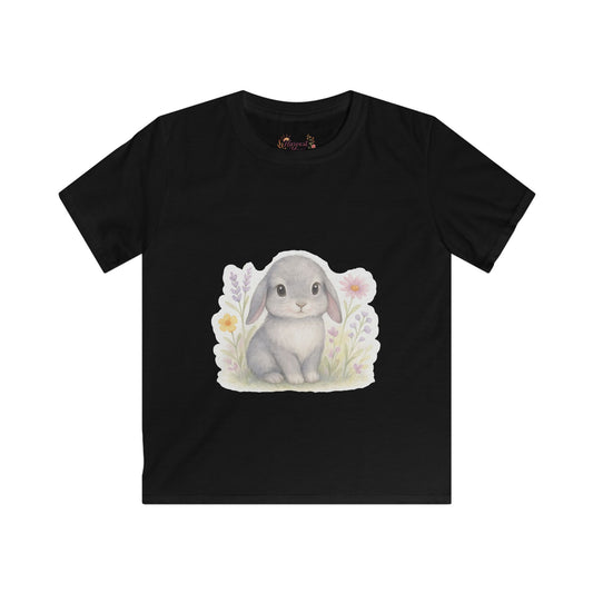 Adorable Bunny Kids Tee, Cute Rabbit Shirt for Children, Spring Outfit, Easter Gift, Animal Lover Tee