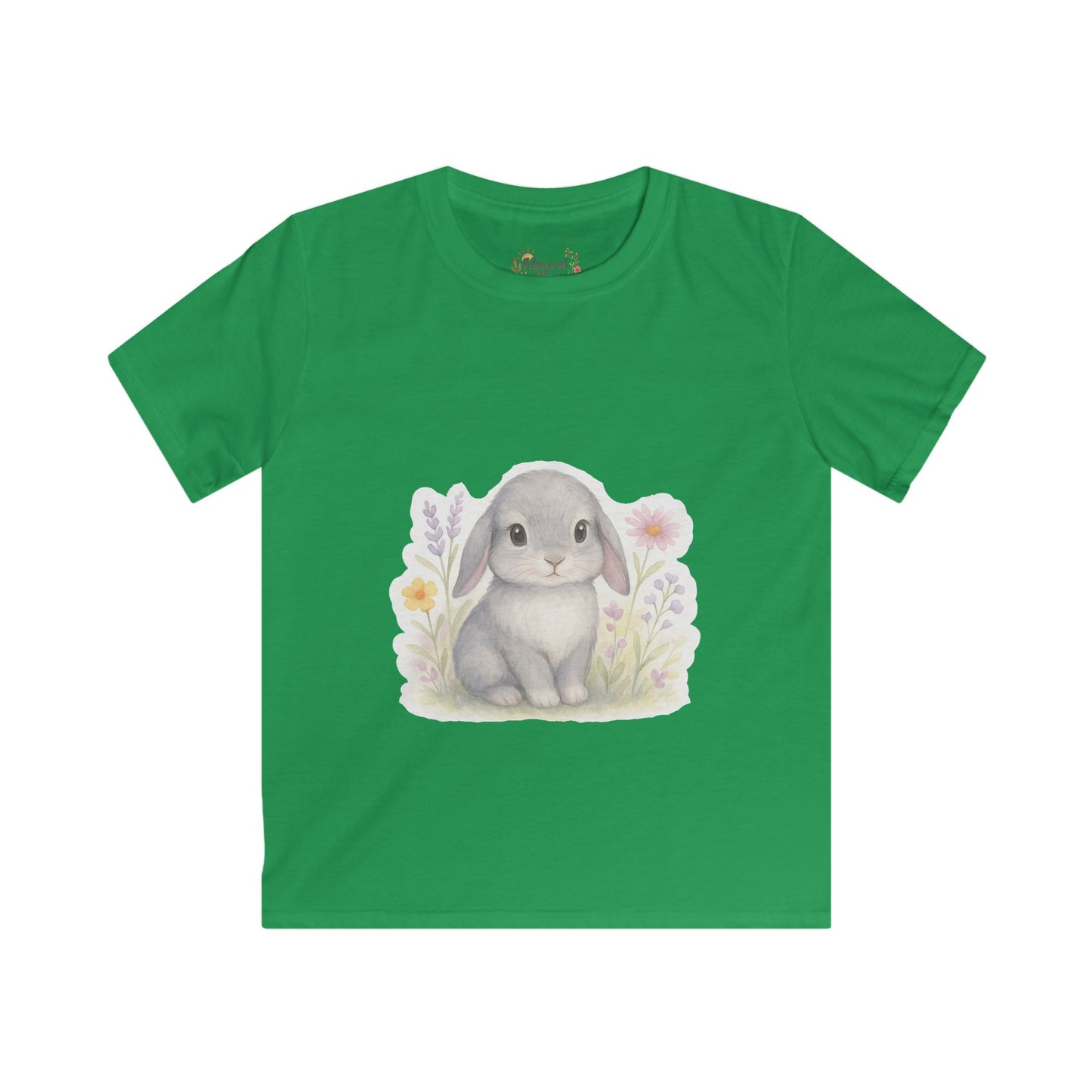 Adorable Bunny Kids Tee, Cute Rabbit Shirt for Children, Spring Outfit, Easter Gift, Animal Lover Tee
