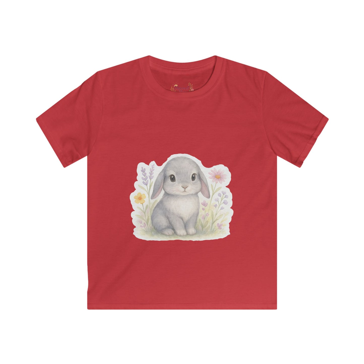 Adorable Bunny Kids Tee, Cute Rabbit Shirt for Children, Spring Outfit, Easter Gift, Animal Lover Tee