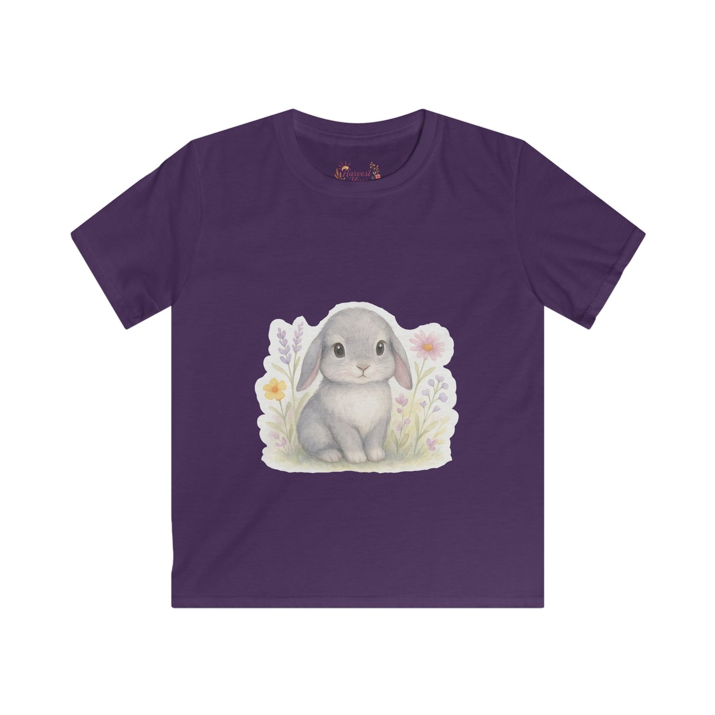 Adorable Bunny Kids Tee, Cute Rabbit Shirt for Children, Spring Outfit, Easter Gift, Animal Lover Tee