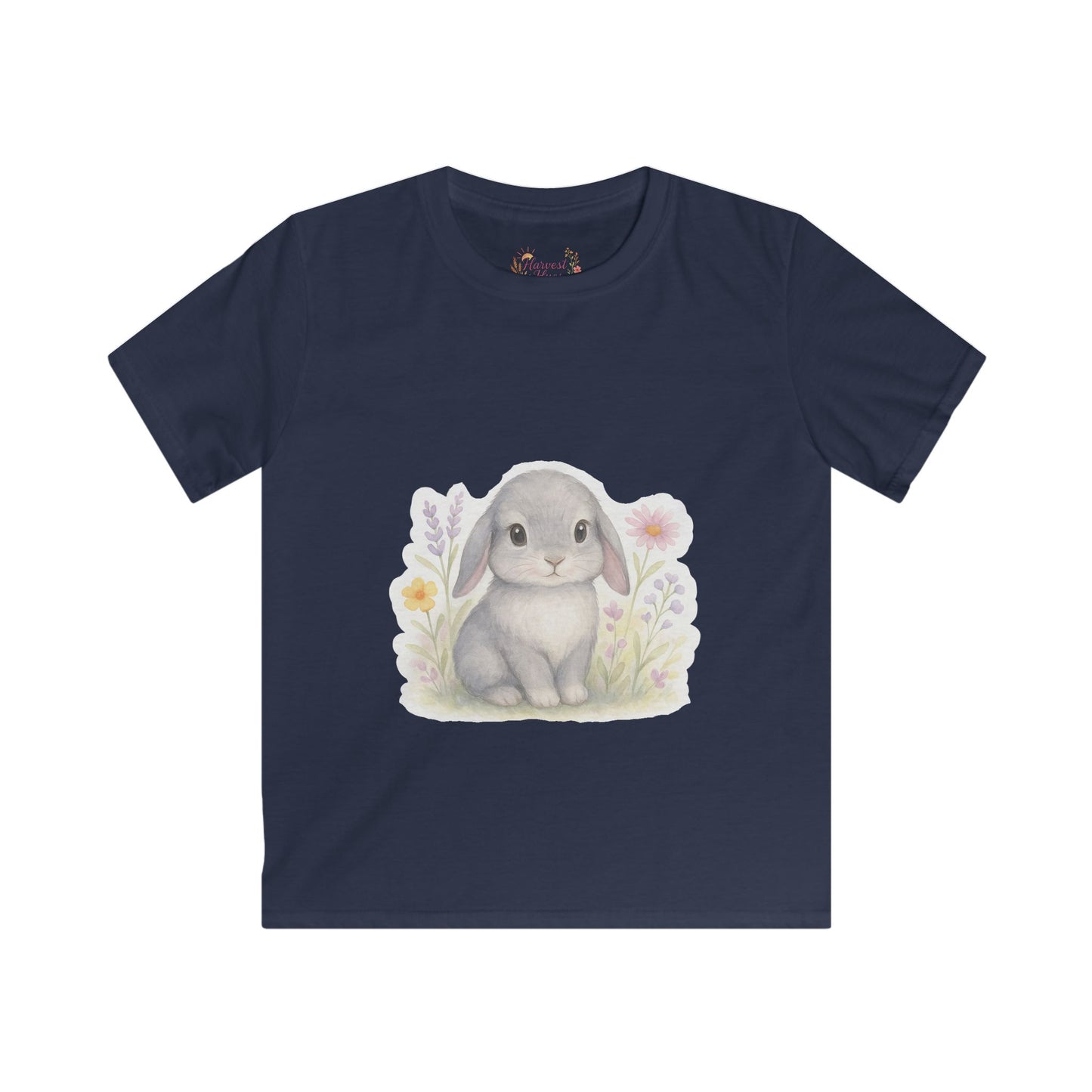 Adorable Bunny Kids Tee, Cute Rabbit Shirt for Children, Spring Outfit, Easter Gift, Animal Lover Tee