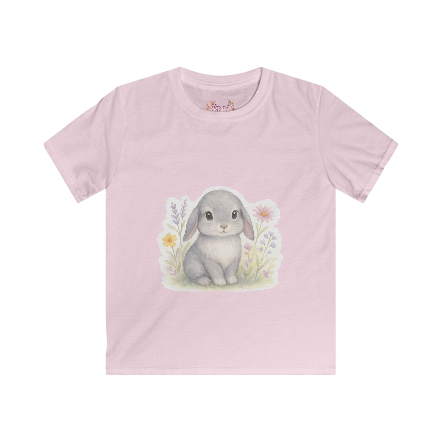 Adorable Bunny Kids Tee, Cute Rabbit Shirt for Children, Spring Outfit, Easter Gift, Animal Lover Tee